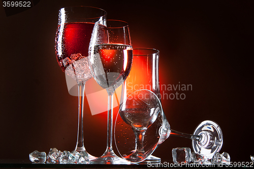 Image of Glasses And Liquids