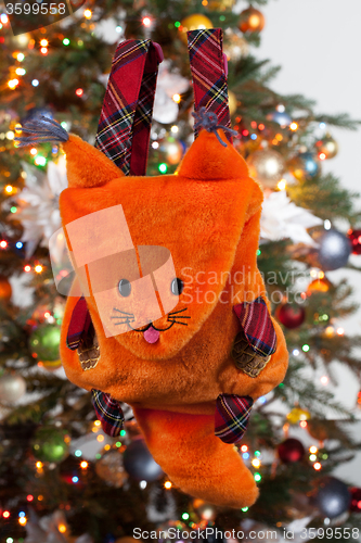 Image of Toy And New Year\'s Tree