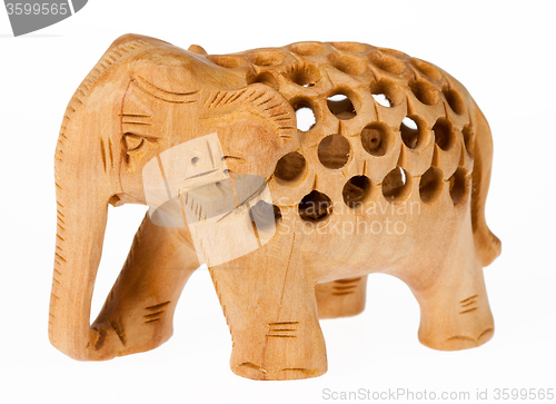 Image of Wooden Elephant