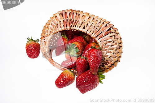 Image of Basket With Strawberries