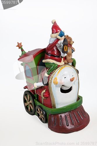 Image of Santa On Locomotive