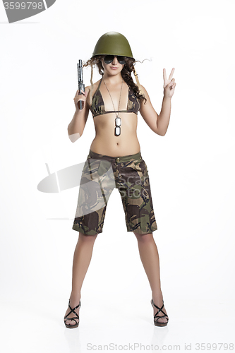 Image of Military Girl