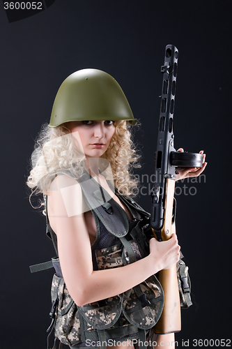 Image of Military Girl