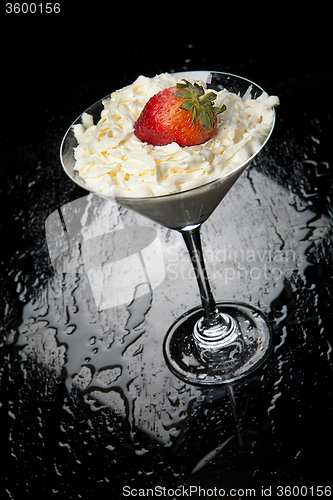 Image of Strawberries And Whipped Cream