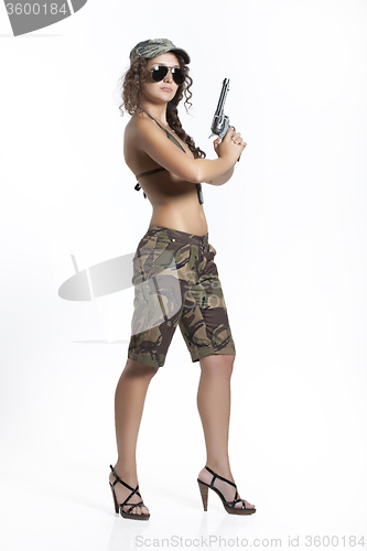 Image of Military Girl