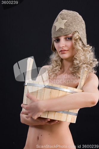 Image of Woman In A Russian Bath