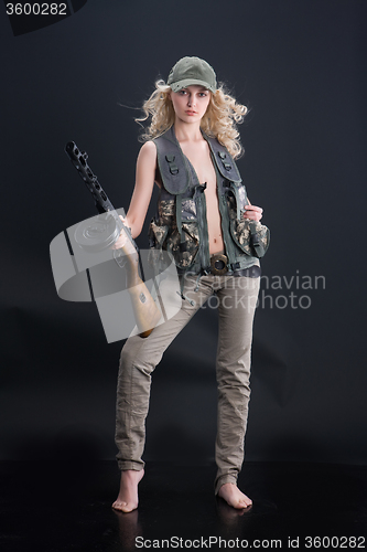 Image of Military Girl