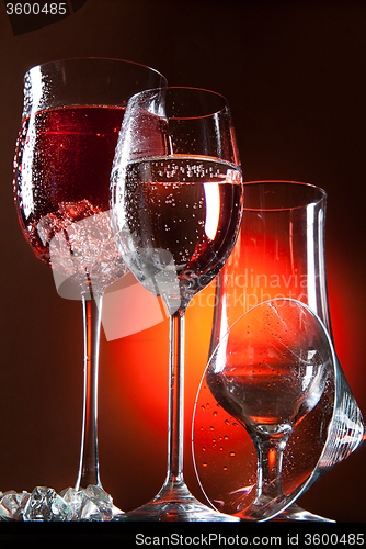 Image of Glasses And Liquids