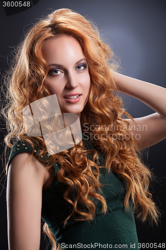 Image of Young Red- Haired Woman