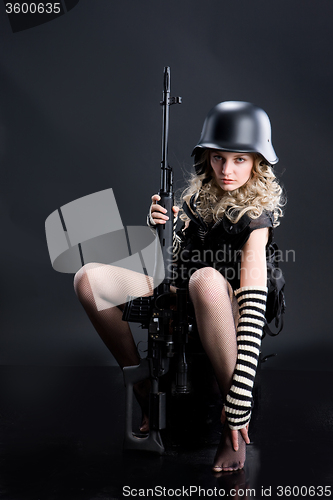 Image of Military Girl