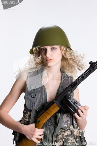 Image of Military Girl