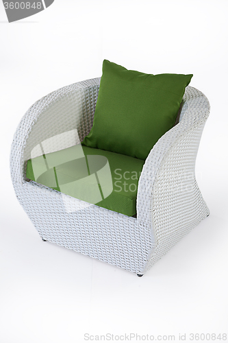 Image of Wicker Armchair