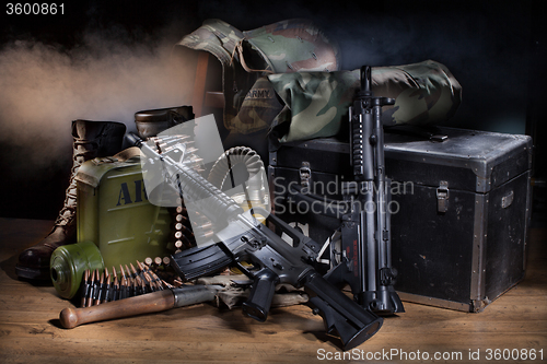 Image of Still Life With Military Equipment