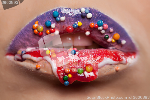 Image of Decorated Lips