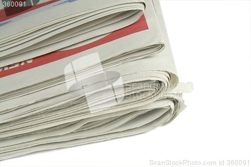 Image of pile of daily newspapers