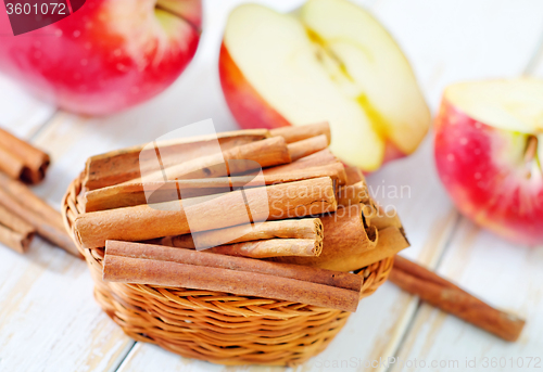 Image of apples and cinnamon