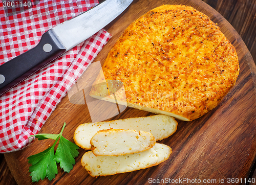 Image of baked cheese