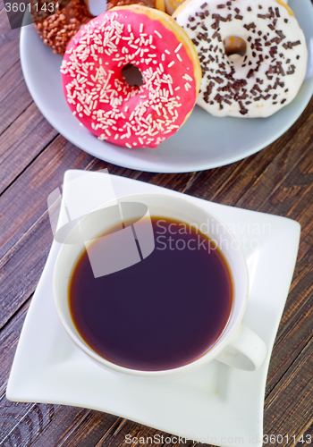 Image of coffee and donuts