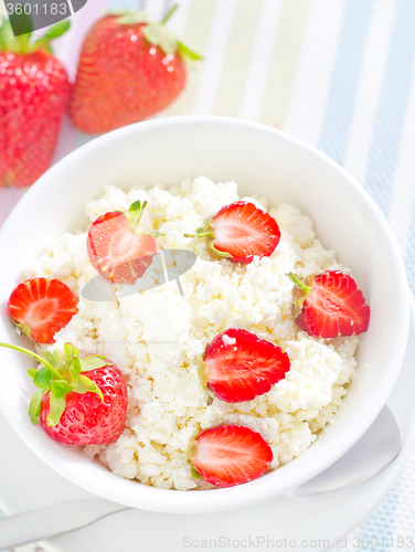 Image of cottage with strawberry