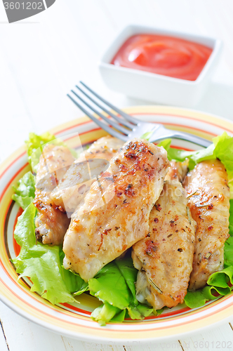 Image of fried chicken wings