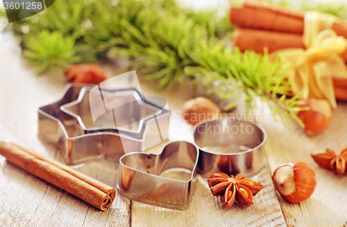 Image of christmas baking background