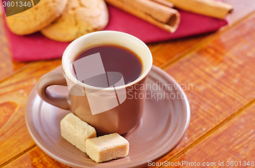 Image of cookies with coffee