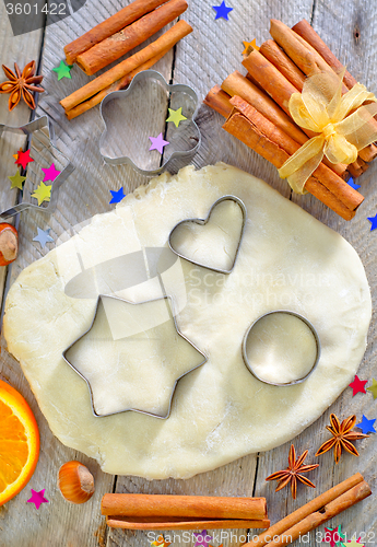 Image of christmas baking background