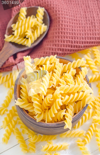 Image of raw pasta