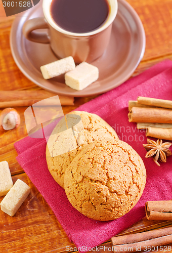 Image of cookies with coffee