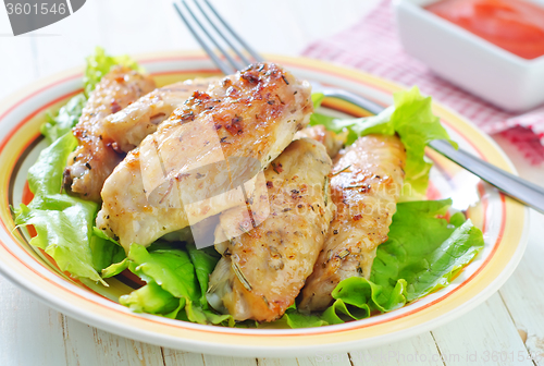 Image of fried chicken wings