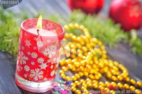 Image of christmas candle