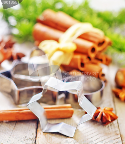 Image of christmas baking background