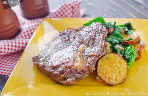 Image of steak on plate