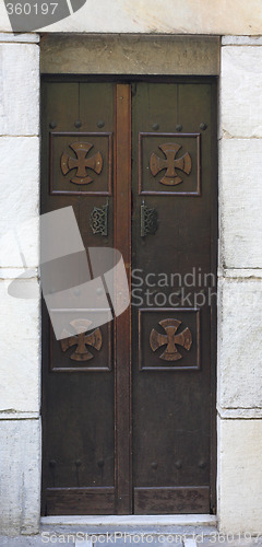 Image of Antique Orthodox Church Door