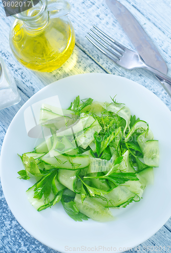 Image of salad from cucumber