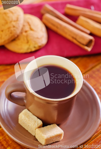 Image of cookies with coffee