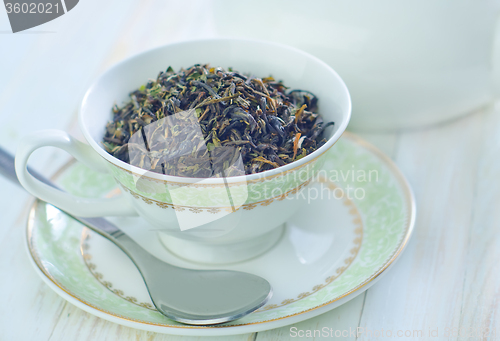 Image of green tea in cup