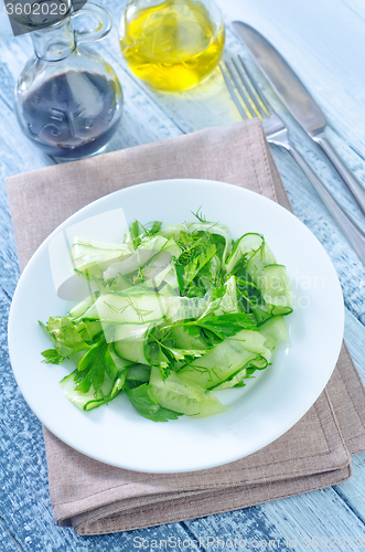 Image of salad from cucumber