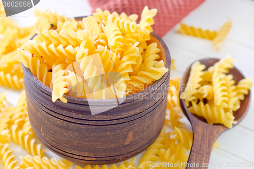 Image of raw pasta