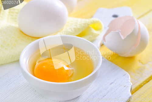 Image of raw eggs