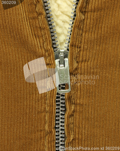Image of Half open coat zipper