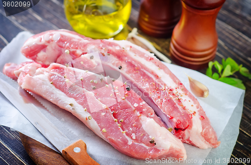 Image of raw meat with spice