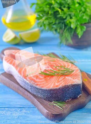 Image of raw salmon