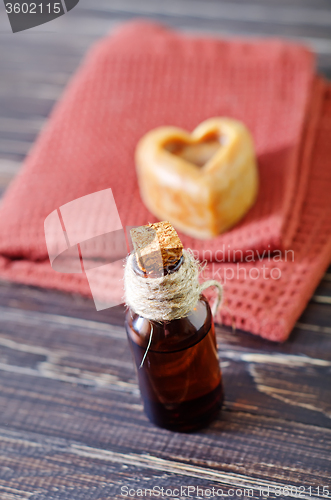 Image of aroma oil and soap