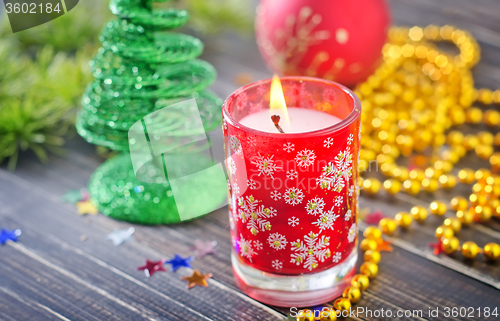 Image of christmas candle