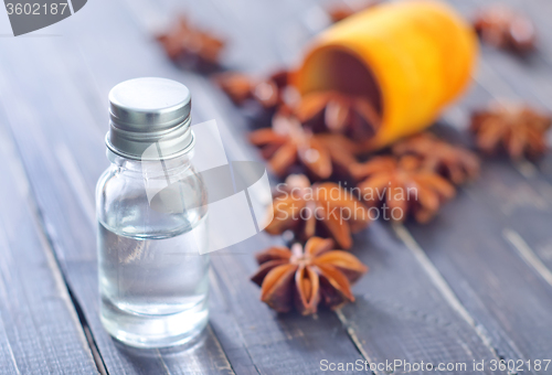 Image of anise and oil
