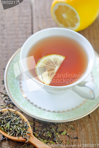 Image of tea with lemon