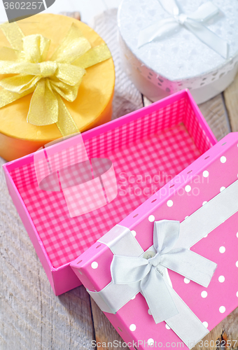 Image of box for present