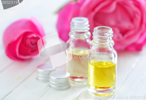 Image of aroma oil in bottle