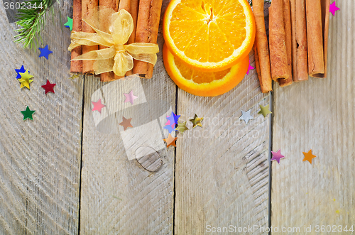 Image of orange with cinnamon